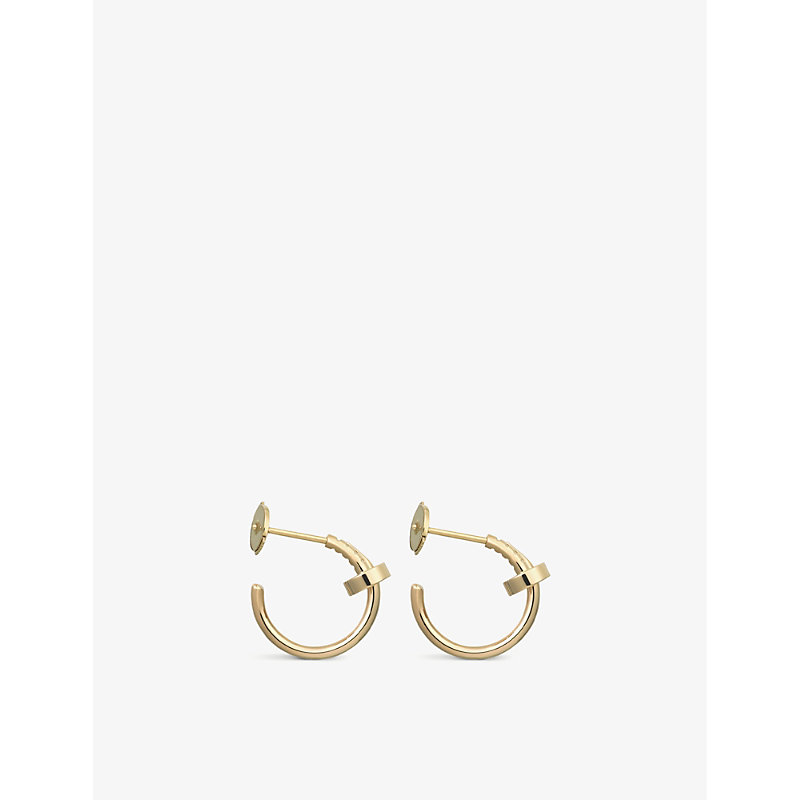 Shop Cartier Womens Juste Un Clou 18ct Yellow-gold Earrings