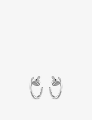 Cartier Womens Juste Un Clou 18ct White-gold Earrings