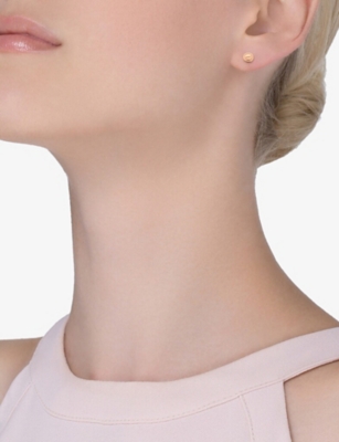 CARTIER: LOVE 18ct rose-gold stud earrings