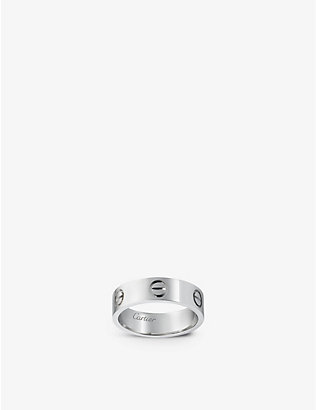 CARTIER: LOVE 18ct white-gold ring