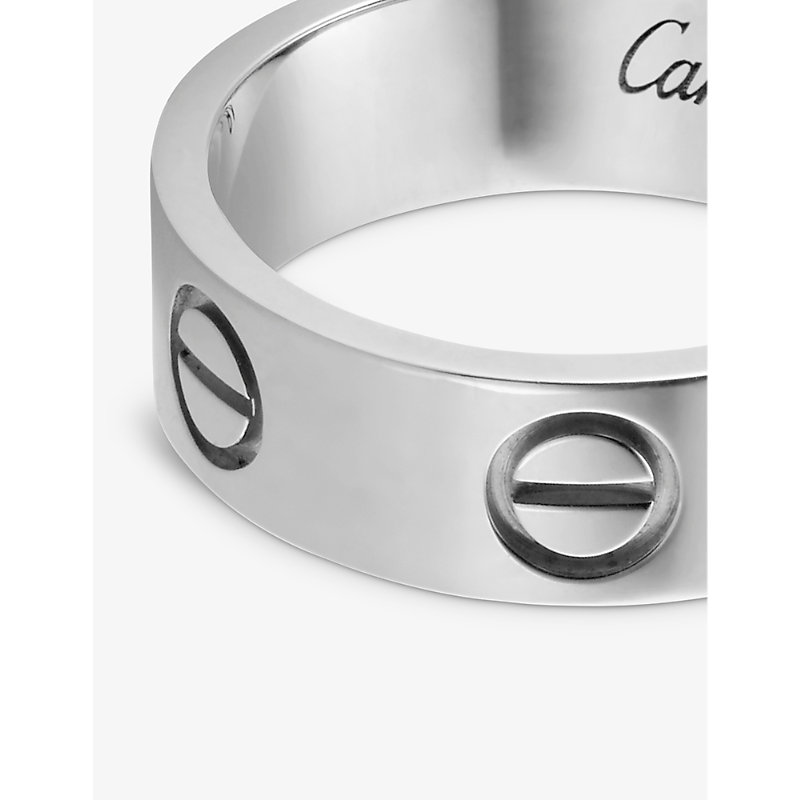 Shop Cartier Love 18ct White-gold Ring