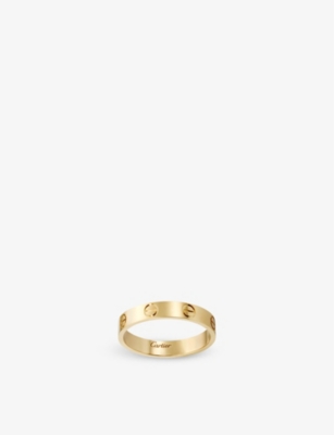 Cartier gold hot sale ring love