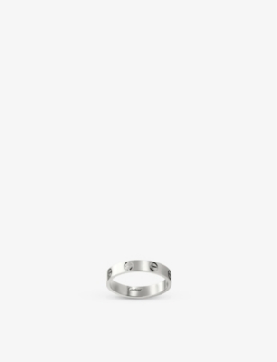 CARTIER: LOVE small platinum wedding band