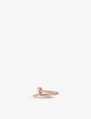 CARTIER: Juste un Clou small 18ct rose-gold ring