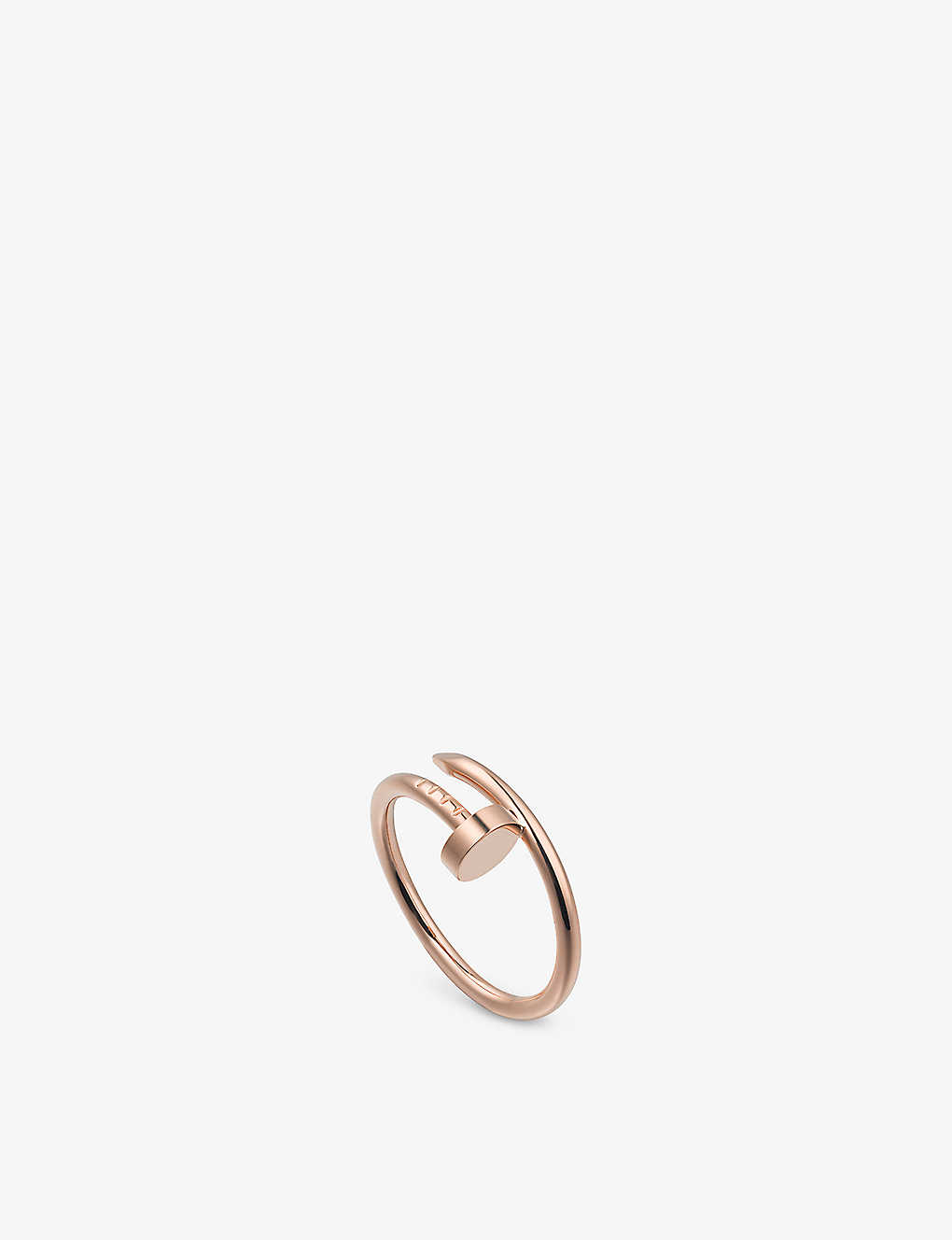 Cartier Juste Un Clou 18ct Rose-gold Ring In Pink Gold