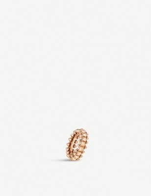 Cartier Womens Pink Gold Clash De Small 18ct Rose-gold Ring