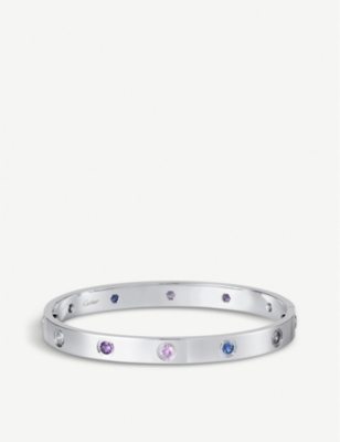 cartier love bracelet sapphire