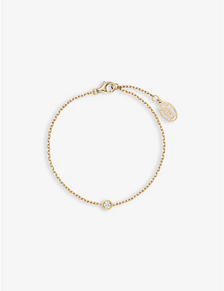 CARTIER: Cartier d'Amour extra small 18ct yellow-gold and diamond bracelet