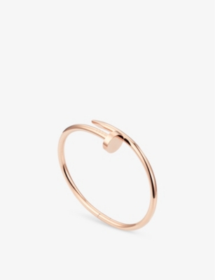 Cartier Womens Rose Juste Un Clou 18ct Rose-gold Bracelet