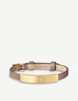 cartier love bracelet with leather