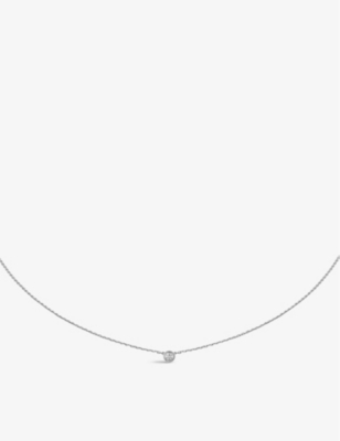 cartier small diamond necklace