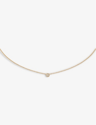 CARTIER CARTIER WOMEN'S D'AMOUR EXTRA-SMALL 18CT YELLOW-GOLD AND 0.04CT DIAMOND NECKLACE,60659392