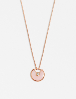 CARTIER Amulette de Cartier 18ct pink gold pink opal and