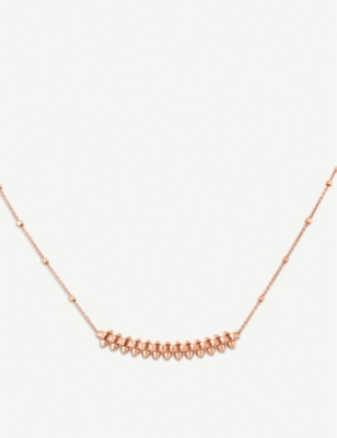 Cartier Womens Pink Gold Clash De 18ct Pink-gold Necklace