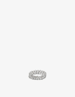 cartier white gold diamond ring