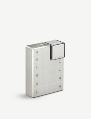 CARTIER Santos Decor palladium lighter Selfridges