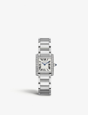 cartier tank francaise diamond watch
