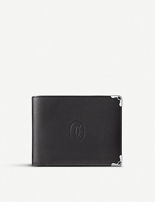 CARTIER: Must de Cartier bi-fold leather wallet