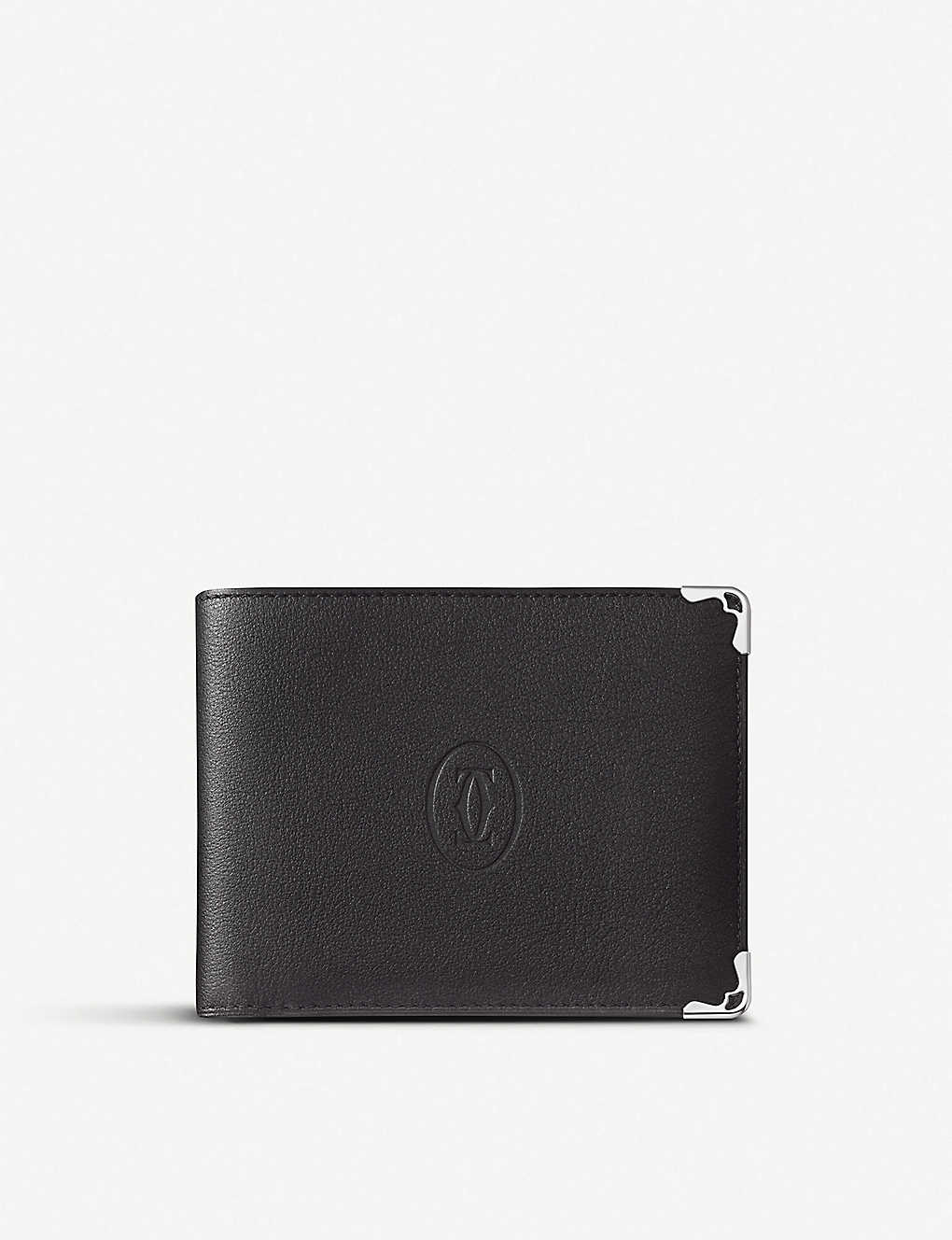 Cartier Black Must De Leather Wallet