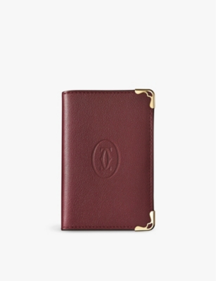 Cartier Brown Must De Leather Card Holder