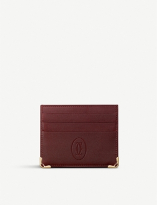 CARTIER Must de Cartier leather card holder