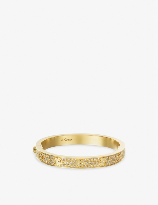 LOVE 18ct yellow-gold and 204 diamonds bracelet
