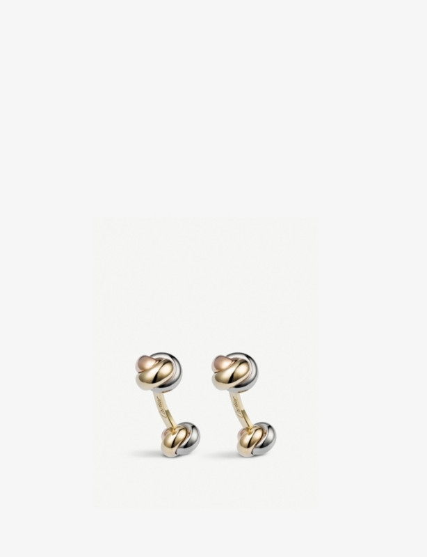 Trinity classic gold cufflinks