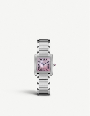 cartier tank francaise mother of pearl