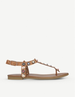 CARVELA Kankan leather sandals Selfridges