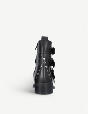 carvela scant buckle boots