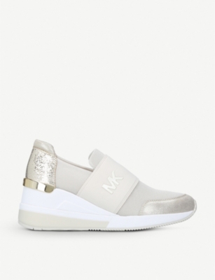 michael kors felix trainer cream