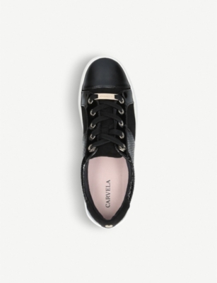 carvela jagged trainers white