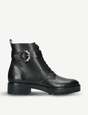 michael michael kors ryder leather ankle boot