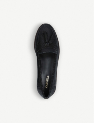 carvela shoes navy blue