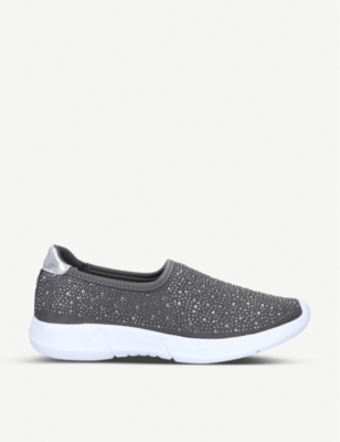 grey carvela trainers