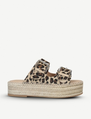 carvela leopard print sandals