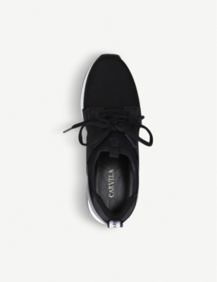 womens black carvela trainers