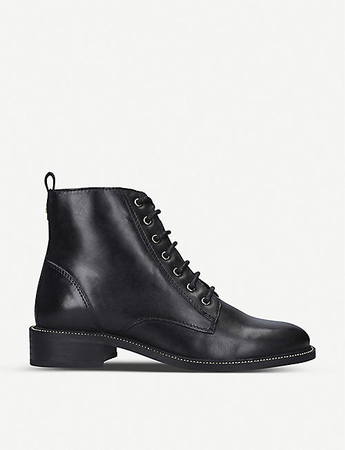 CARVELA: Spike patent leather ankle boots
