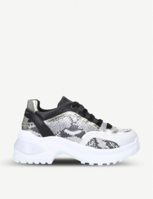 kurt geiger grey trainers