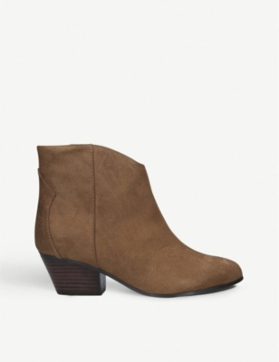 nine west tan ankle boots