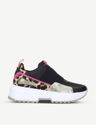 michael kors animal print trainers