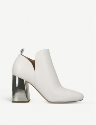 michael kors white ankle boots