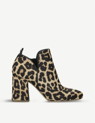 michael kors leopard ankle boots