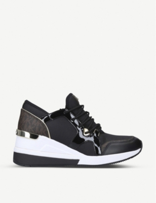 michael kors wedge trainer