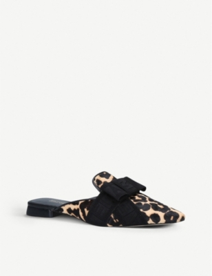 michael kors leopard mules