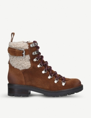 shearling hiking boots