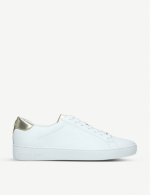 MICHAEL MICHAEL KORS: Keaton logo-print woven trainers