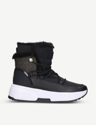 michael kors fur boots