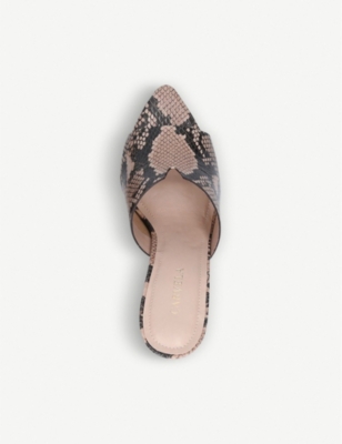 carvela snakeskin sandals