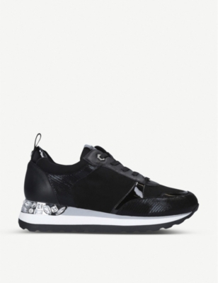 carvela crystal trainers